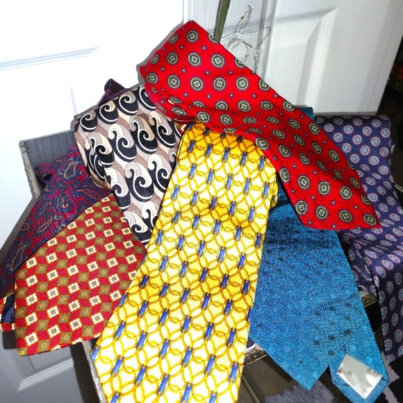 Lot of Men Neck Ties - Picture 1 of 8